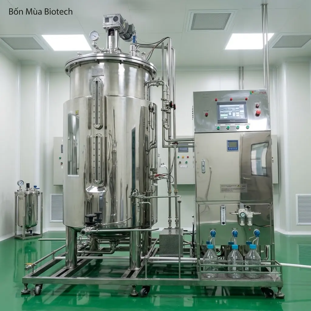 Hệ thống l&ecirc;n men vi 1000L Bốn M&ugrave;a Biotech